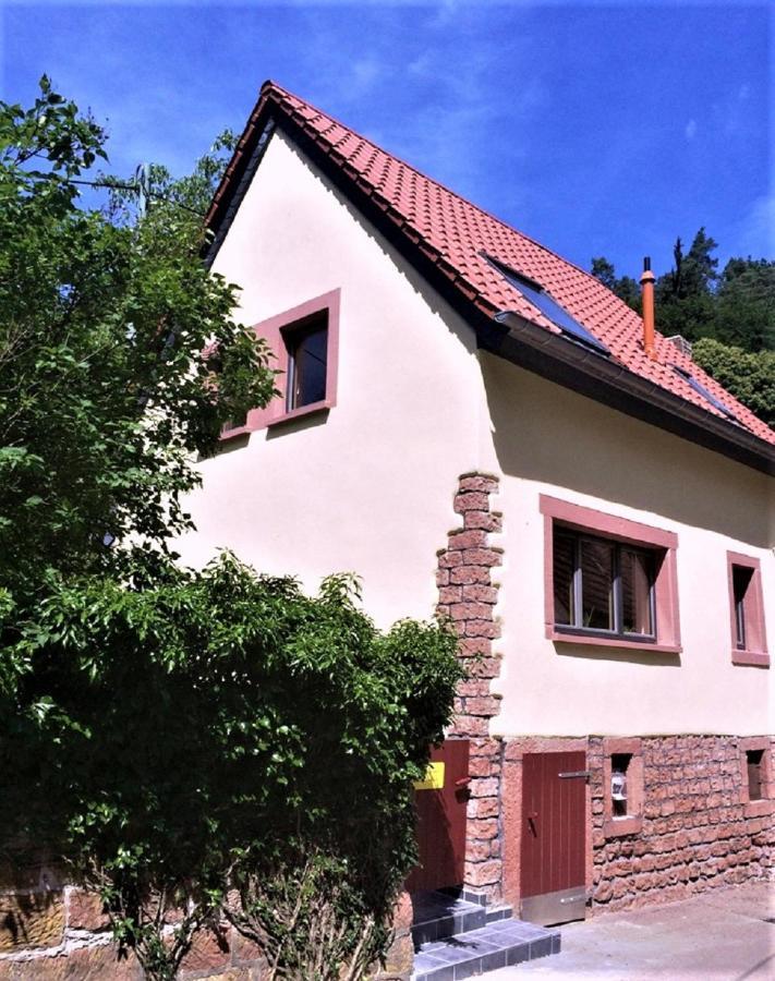 Ferienhaus In Der Erlebach Elmstein Exteriör bild